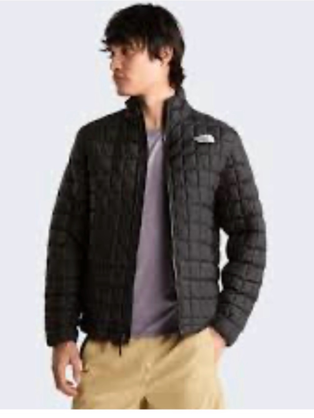 The North Face boys xl Black Quilted Puffer Jacket